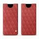 Samsung Galaxy Note8 leather pouch - Cerise vintage - Couture