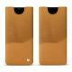 Samsung Galaxy Note9 leather pouch - Or Maïa ( Pantone 871C ) 