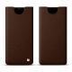 Samsung Galaxy Note9 leather pouch - Châtaigne ( Pantone 476C ) 