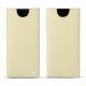 Samsung Galaxy Note9 leather pouch - Ivoire ( Sleek P C12 - White ) 