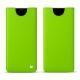 Samsung Galaxy Note9 leather pouch - Vert fluo