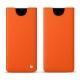 Samsung Galaxy Note9 leather pouch - Orange fluo