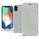 Housse cuir Apple iPhone Xs Max - Gris PU