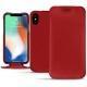 レザーケース AApple iPhone Xs Max - Rouge PU