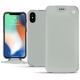 Funda de piel Apple iPhone Xs Max - Gris ( Nappa - Pantone W428C ) 
