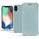 Funda de piel Apple iPhone Xs Max - Bleu ciel ( Nappa - Pantone 277C ) 