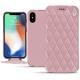 Capa em pele Apple iPhone Xs Max - Rose - Couture ( Nappa - Pantone 2365C ) 