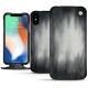 Custodia in pelle Apple iPhone Xs Max - Gris Patine