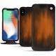 レザーケース AApple iPhone Xs Max - Marron Patine