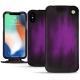 Custodia in pelle Apple iPhone Xs Max - Violet Patine