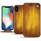 Custodia in pelle Apple iPhone Xs Max - Doré Patine