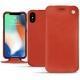 Housse cuir Apple iPhone Xs Max - Arange clouquié