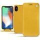 가죽 커버 Apple iPhone Xs Max - Jaune soulèu