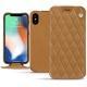 Housse cuir Apple iPhone Xs Max - Castan esparciate - Couture