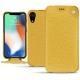 Custodia in pelle Apple iPhone Xr - Mimosa ( Pantone 141C ) 