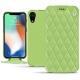 Capa em pele Apple iPhone Xr - Vert olive - Couture ( Nappa - Pantone 578U ) 
