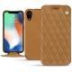 Custodia in pelle Apple iPhone Xr - Castan esparciate - Couture