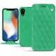 Custodia in pelle Apple iPhone Xr - Menthe vintage - Couture
