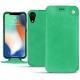 Capa em pele Apple iPhone Xr - Menthe vintage ( Pantone 562C ) 