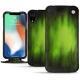 Custodia in pelle Apple iPhone Xr - Vert Patine