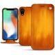 Funda de piel Apple iPhone Xr - Orange Patine