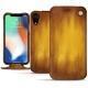 Lederschutzhülle Apple iPhone Xr - Doré Patine