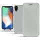 Custodia in pelle Apple iPhone Xr - Gris PU