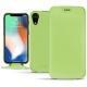 Capa em pele Apple iPhone Xr - Vert olive PU