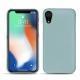 Custodia in pelle Apple iPhone Xr - Bleu ciel ( Nappa - Pantone 277C ) 