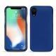 Lederschutzhülle Apple iPhone Xr - Bleu océan ( Nappa - Pantone 293C ) 