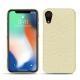 Custodia in pelle Apple iPhone Xr - Ivoire ( Sleek P C12 - White ) 