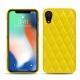 Funda de piel Apple iPhone Xr - Jaune fluo - Couture