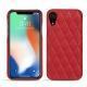 Capa em pele Apple iPhone Xr - Rouge troupelenc - Couture
