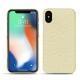 硬质真皮保护套 Apple iPhone Xs Max - Ivoire ( Sleek P C12 - White ) 