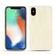 Coque cuir Apple iPhone Xs Max - Crocodile milk