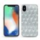 Funda de piel Apple iPhone Xs Max - Platinium - Couture