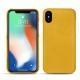 硬质真皮保护套 Apple iPhone Xs Max - Jaune soulèu
