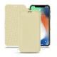 Lederschutzhülle Apple iPhone Xs Max - Beige ( Nappa - Pantone 7502C ) 