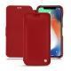 Housse cuir Apple iPhone Xs Max - Rouge ( Nappa - Pantone 199C ) 