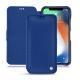 Housse cuir Apple iPhone Xs Max - Bleu océan ( Nappa - Pantone 293C ) 