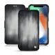 Custodia in pelle Apple iPhone Xs Max - Gris Patine