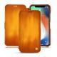 Custodia in pelle Apple iPhone Xs Max - Orange Patine