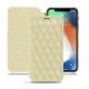 Apple iPhone Xs Max leather case - Beige - Couture ( Nappa - Pantone 7502C ) 