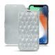 Lederschutzhülle Apple iPhone Xs Max - Platinium - Couture