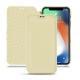 Capa em pele Apple iPhone Xs Max - Beige PU