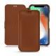 Custodia in pelle Apple iPhone Xs Max - Marron PU