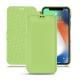 Funda de piel Apple iPhone Xs Max - Vert olive PU