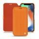Funda de piel Apple iPhone Xr - Abaca arancio