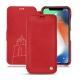 Lederschutzhülle Apple iPhone Xr - Rouge troupelenc