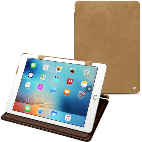 Funda de piel Apple iPad 9.7' (2017)Sable vintage ( Pantone #9b7340 ) 